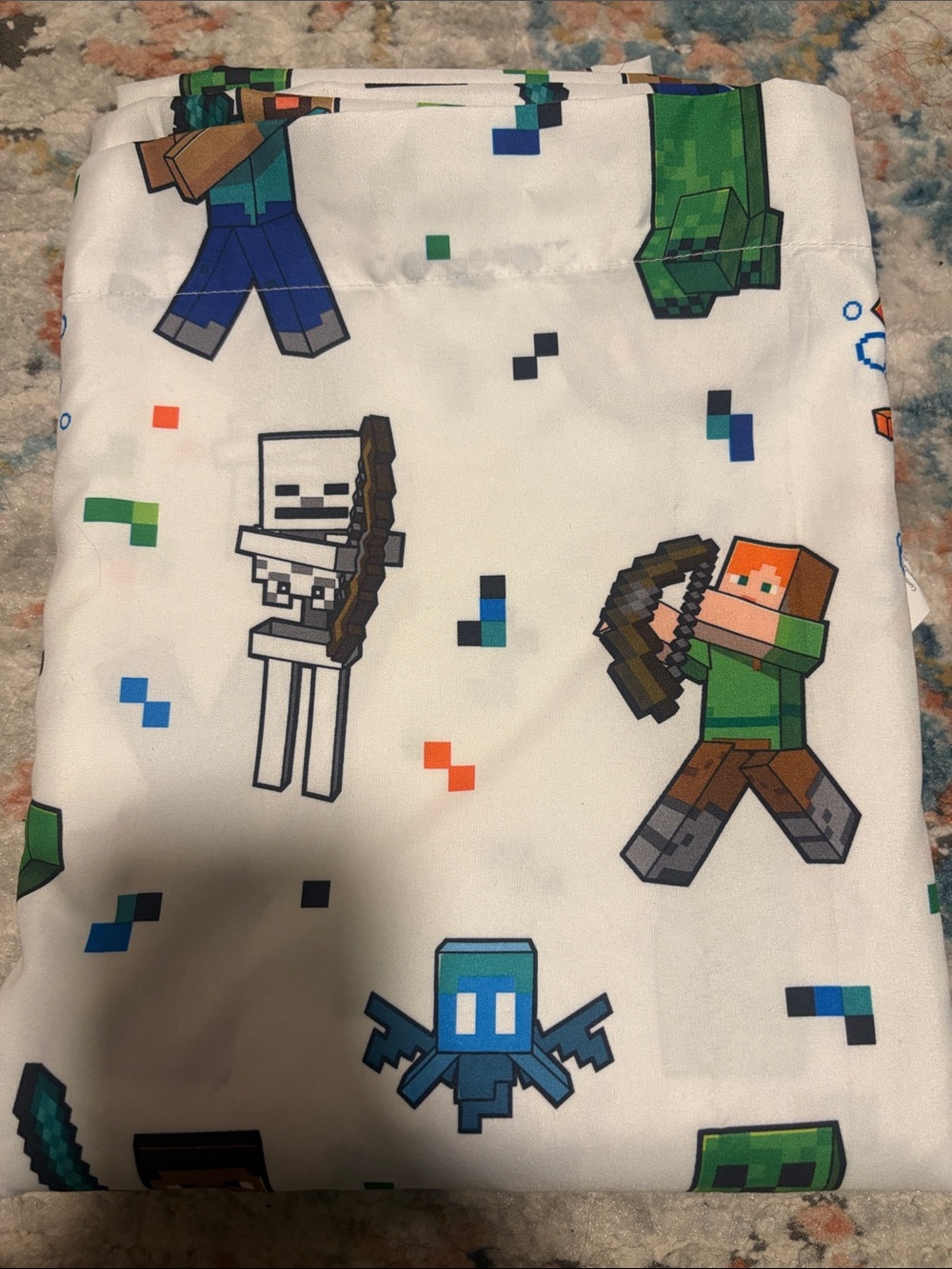 Twin Minecraft Sheet Set